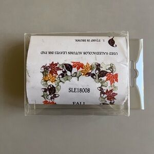 Autumn Leaves and acorn peg stamps
